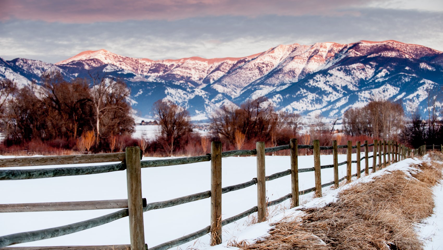 Winter mountains