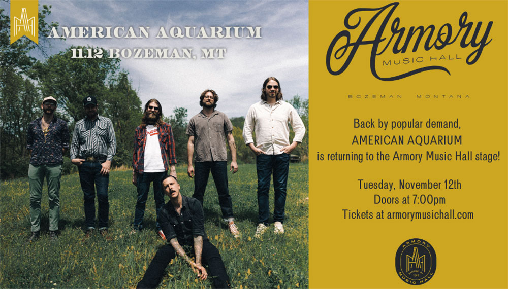 American Aquarium Concert Flyer